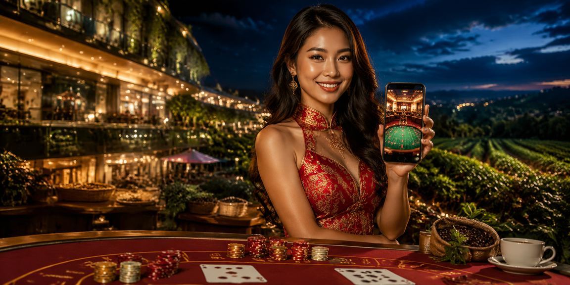 Người dùng tại Sài Gòn trải nghiệm live casino trực tuyến trên điện thoại trong không gian hiện đại